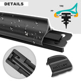 ABLEWIPE 26"+21" Fit For Honda Odyssey 2005-2008, Windshield Wiper Blades, Set of 2