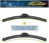 Autopartsmaster Windshield Wiper Blades fit for BMW 430i xDrive 2017 24" + 18"  Wiper Blade (SET of 2)