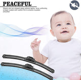 Erasior Windshield Wiper Blades fit for Hyundai Veracruz 2011 24" + 20"  Wiper Blade (SET of 2)
